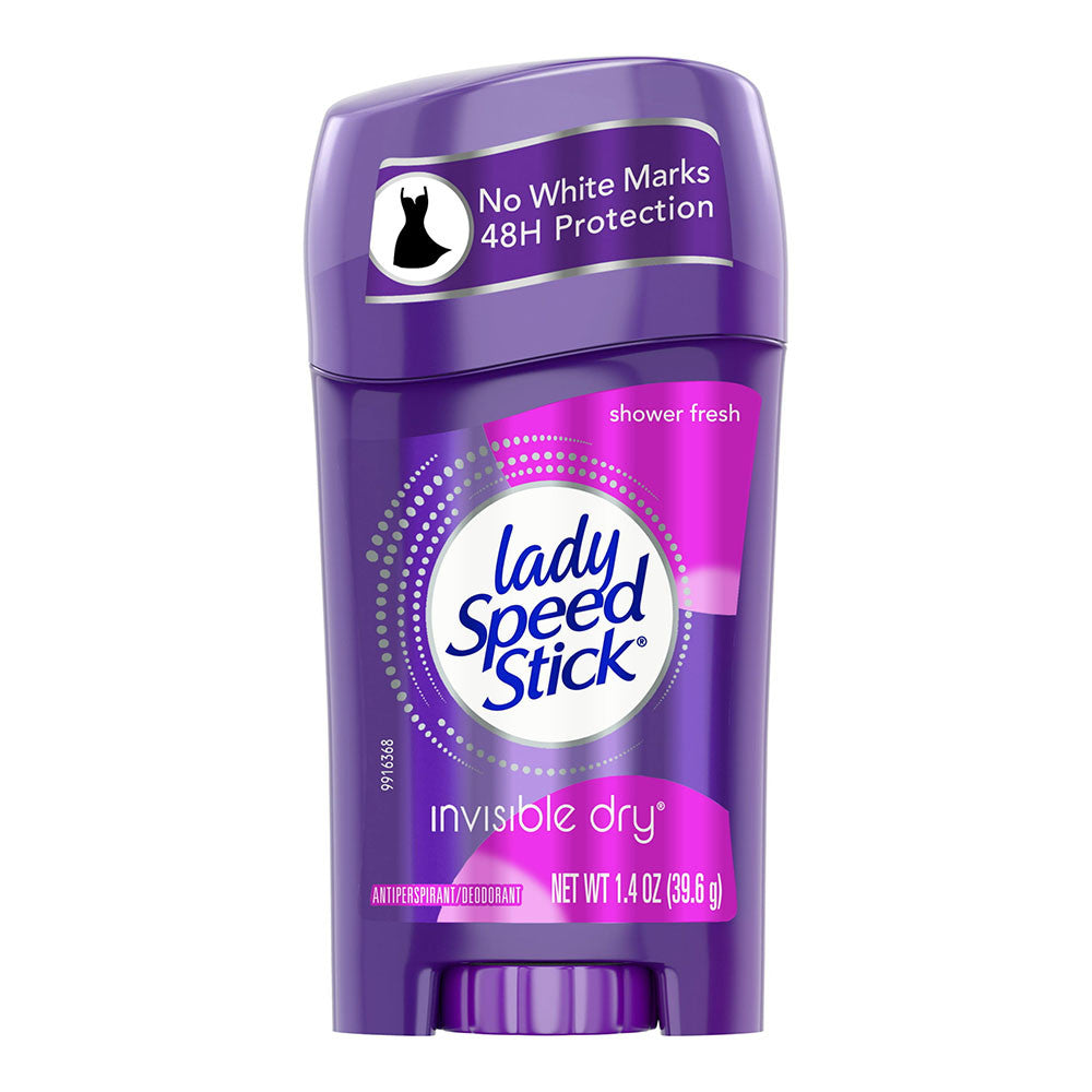 Lady Speed Stick Invisible Dry Antiperspirant And Deodorant, Shower Fresh, 1.4 Oz